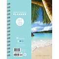 Tf Publishing 2018 Academic Year Tropical Beaches Medium Weekly Monthly Planner (18-9097A)