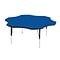 Correll® 60 Flower Shaped Heavy Duty Activity Table; Blue High Pressure Laminate Top