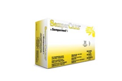 Sempermed Sempercare® Vinyl Exam Glove; X-Small, 10 BX/CS, 100/BX