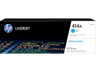 HP 414A Cyan Standard Yield Toner Cartridge  (W2021A)