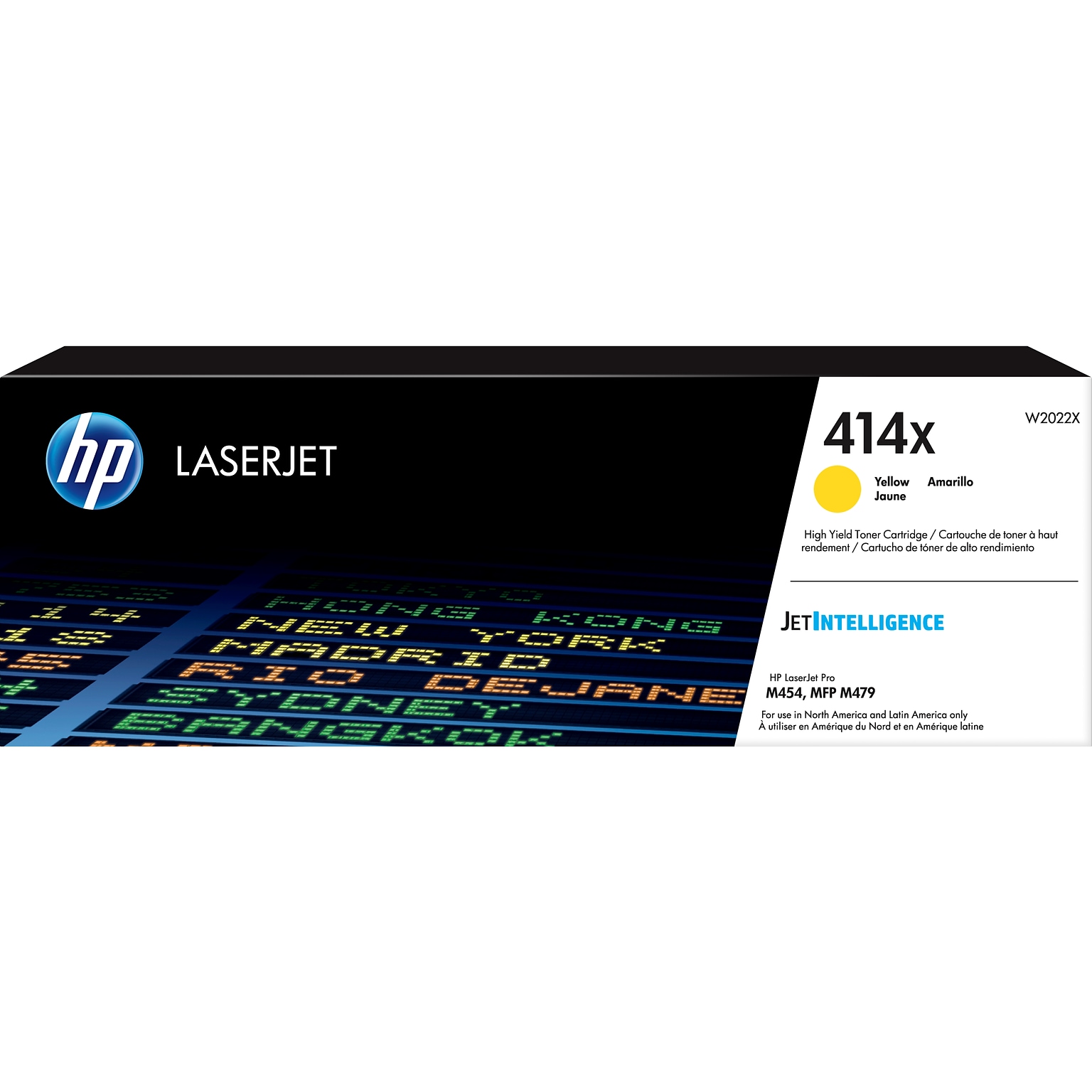 HP 414X Yellow High Yield Toner Cartridge  (W2022X)