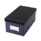 Oxford Index Card File Box, 1000-Card Capacity, Indigo/Black (406462)