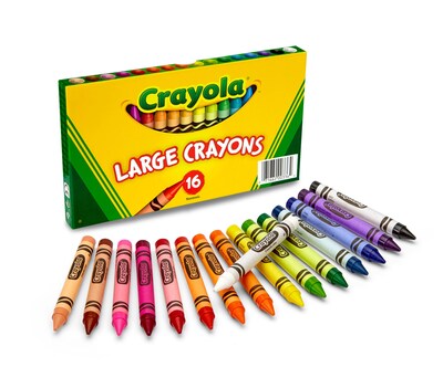 Crayola Triangular Anti-roll Crayons - Black, Blue, Blue Violet