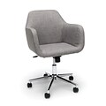Essentials by OFM Upholstered Home Office Desk Chair, Grey (ESS-2085-GRY)
