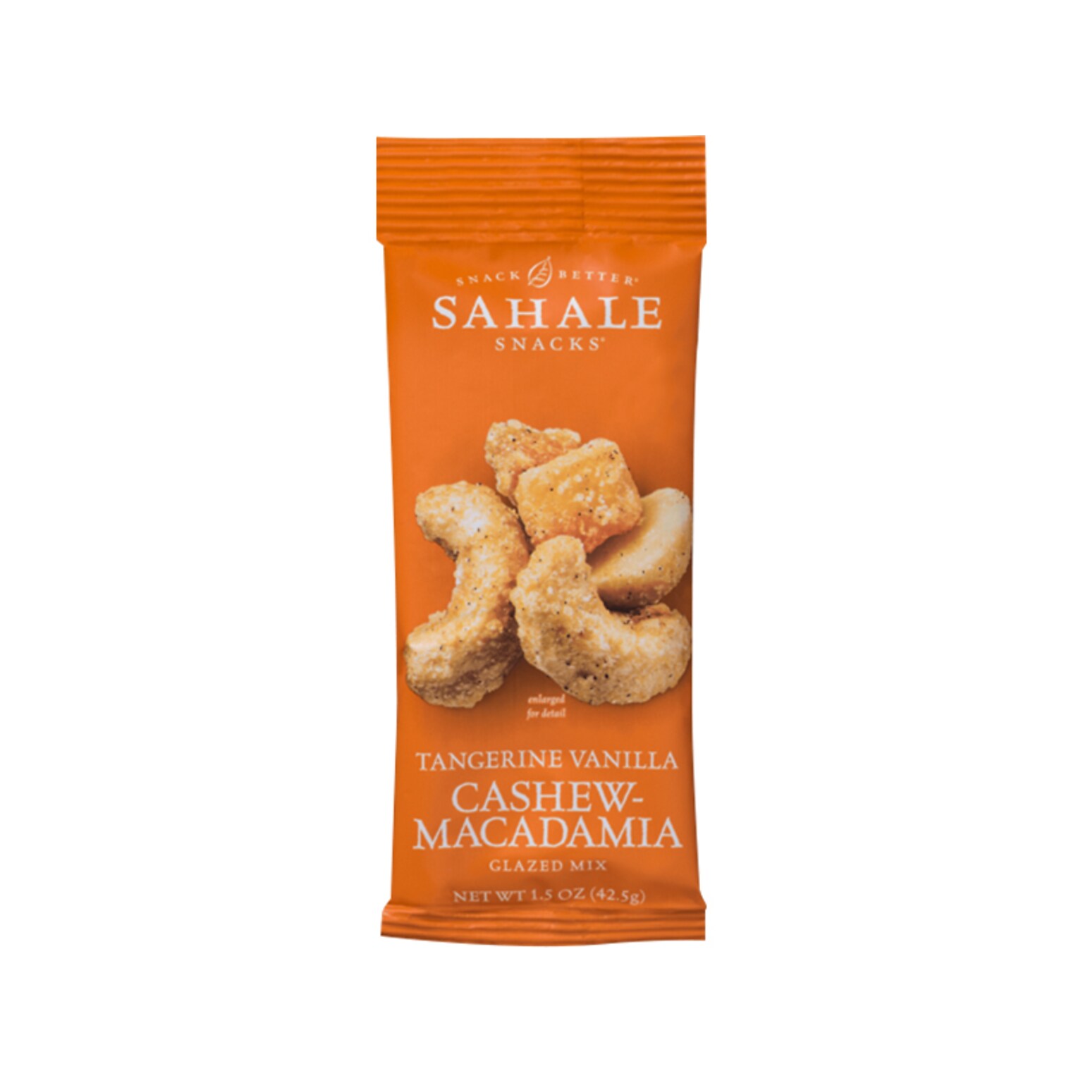 Sahale Snacks Cashew-Macadamia Glazed Snack Mix, Vanilla, 1.5 Oz., 18/Carton (9386900015)