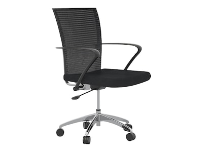 Safco Valoré Mesh Back Fabric Task Chair, Black (TSH3BB)