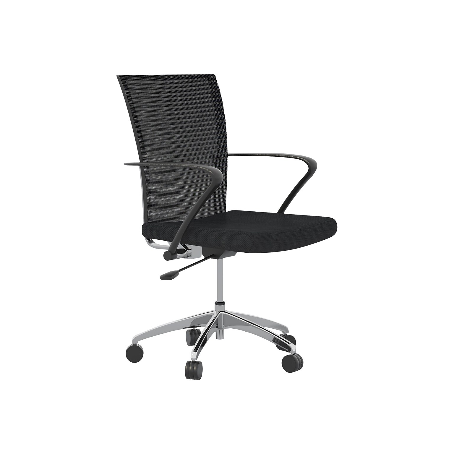 Safco Valoré Mesh Back Fabric Task Chair, Black (TSH3BB)