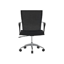 Safco Valoré Mesh Back Fabric Task Chair, Black (TSH3BB)