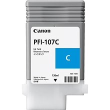 Canon 107 Cyan Standard Yield Ink Cartridge (6706B001)