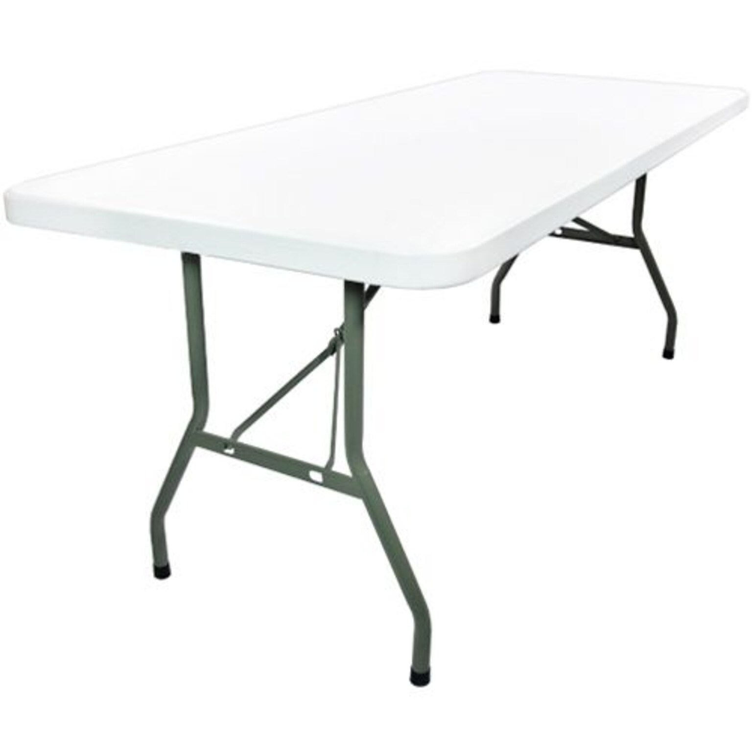 Advantage 6 Foot Plastic Folding Table by Advantage 30x72  (ADV3072WHITE05)