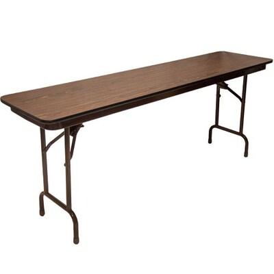 Advantage 6 ft. High Pressure Laminate Folding Training Table 18x72  (MEW-1872-WB-05)