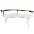Advantage 6 ft. Serpentine Table Wood Bar Top  (BTPW-SERP-05)