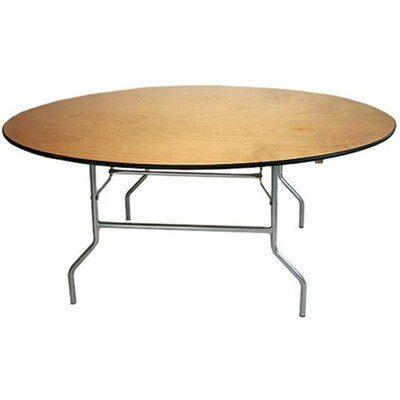 Advantage 66 Round Wooden Folding Banquet Table  (FTPW-66R-05)
