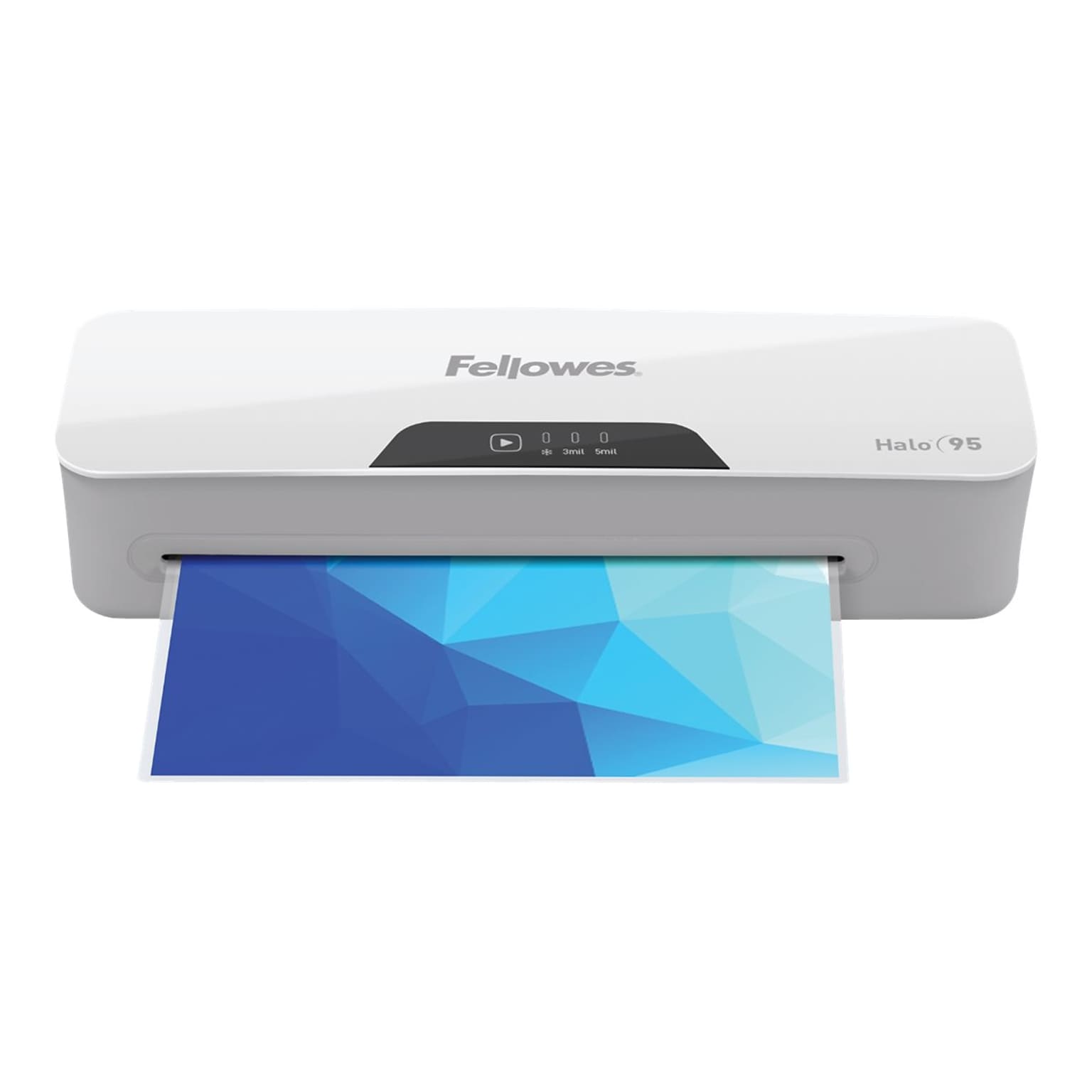 Fellowes Halo 95 Thermal & Cold Laminator, 9.5 Width, White/Light Gray (5753001)