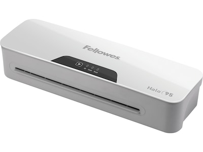 Fellowes Halo 95 Thermal & Cold Laminator, 9.5 Width, White/Light Gray (5753001)