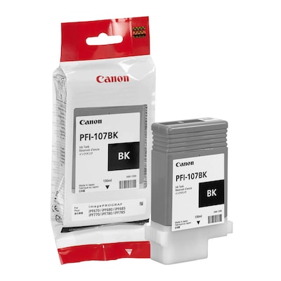 Canon 107 Black Standard Yield Ink Cartridge (6705B001)