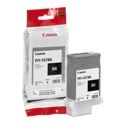 Canon 107 Black Standard Yield Ink Cartridge (6705B001)