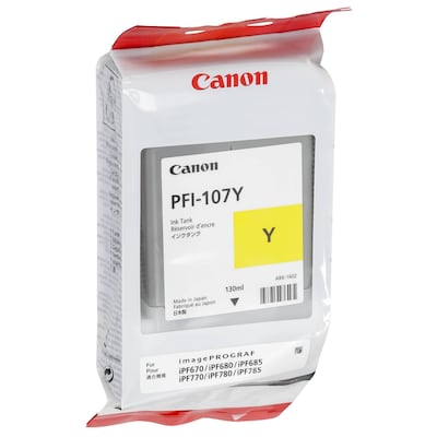 Canon 107 Yellow Standard Yield Ink Cartridge (6708B001)