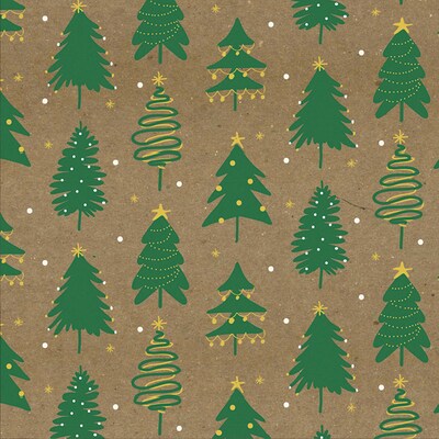 Tf Publishing Green Trees Calendar Wrap (99-1003)