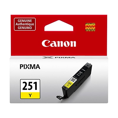 Canon 251Y Yellow Standard Yield Ink Cartridge (6516B001) | Quill