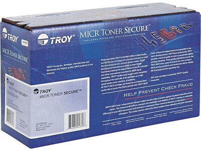 Troy Toner Secure HP 80A MICR Cartridge, Black (02-81550-001)