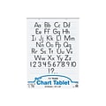 Pacon 32 x 24 Manuscript Cover Chart Tablet, Ruled, White, 25 Sheets (74710)