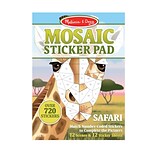 Melissa & Doug Mosaic Sticker Pad, Safari Animals, Ages 3+ (30160)