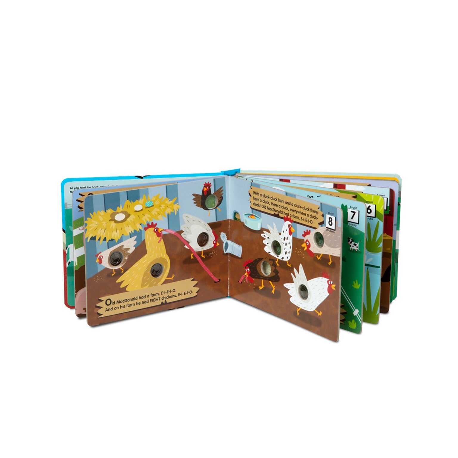 Melissa & Doug Poke-A-Dot Book for Ages 3+, Old Macdonalds Farm (31341)