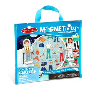 Melissa & Doug Magnetivity, Dress & Play Careers (30653)