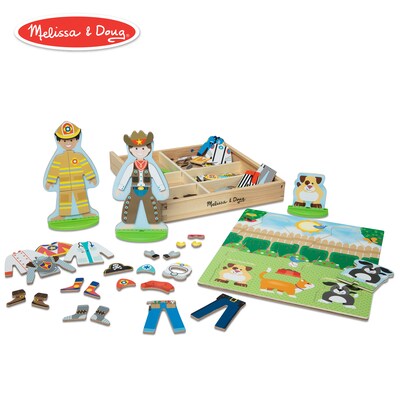 Melissa & Doug Occupations Magnetic Pretend Play Set (9309)
