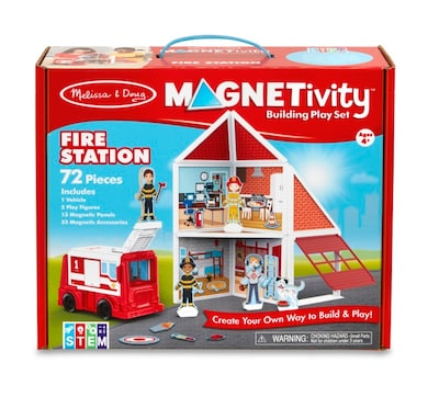 Melissa & Doug Magnetivity, Fire Station (30654)