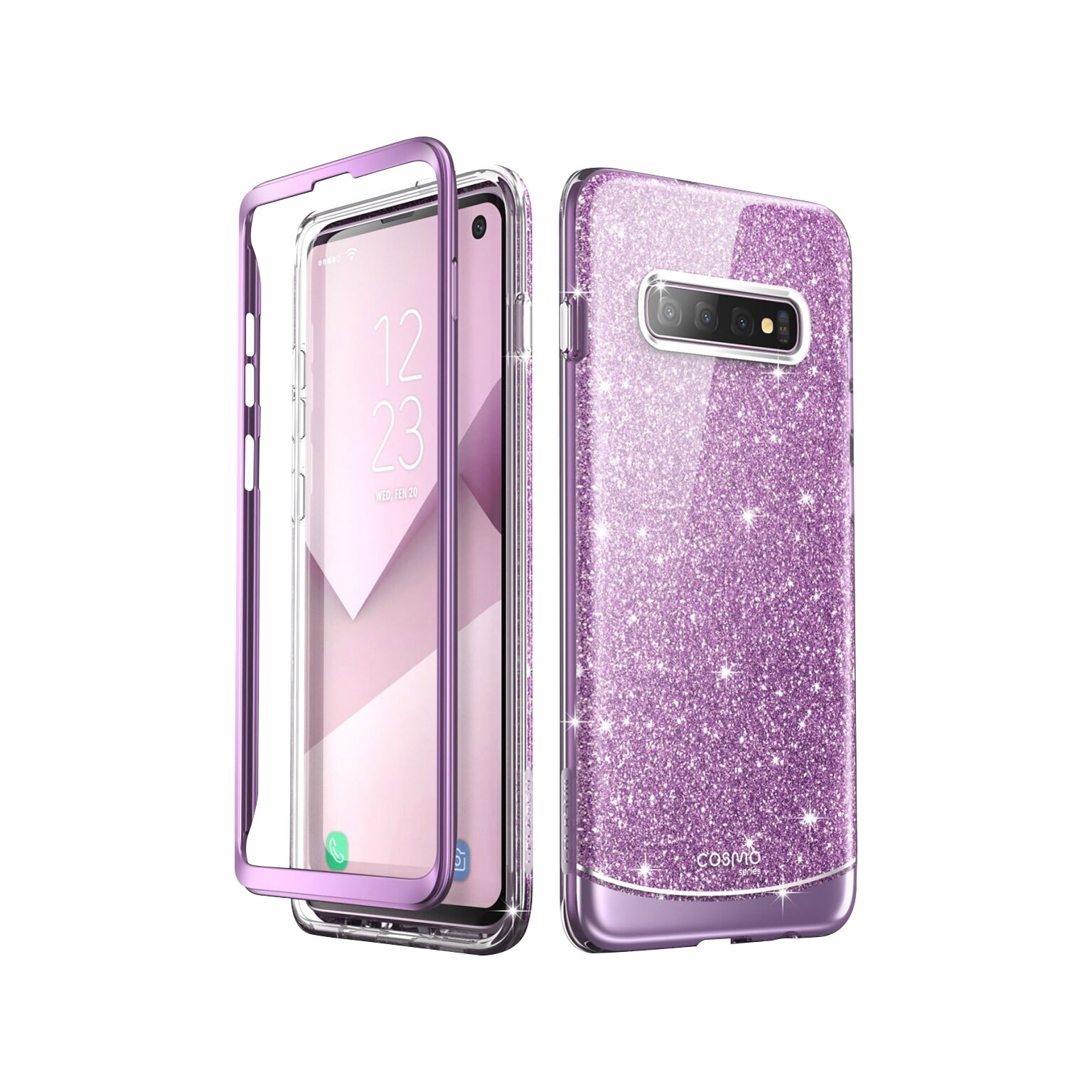 i-Blason Cosmo Purple Case for Samsung Galaxy S10+ (Galaxy-S10Plus-Cosmo-Purple)