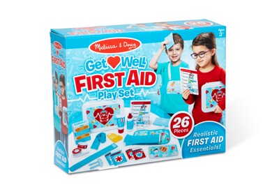 Melissa & Doug Get Well First Aid Kit Play Set (30601)