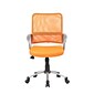 Boss Mesh Back W/ Pewter Finish Task Chair, Orange (B6416-OR)
