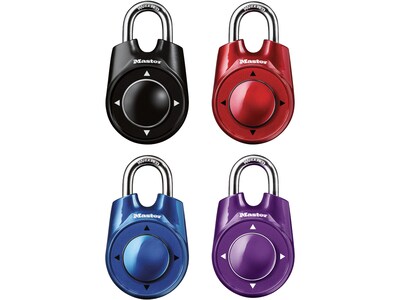 Master Lock Speed Dial Combination Padlock, Each (1500ID)