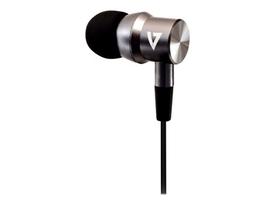 V7 Stereo Headphones, Black/Silver  (HA111-3NB)
