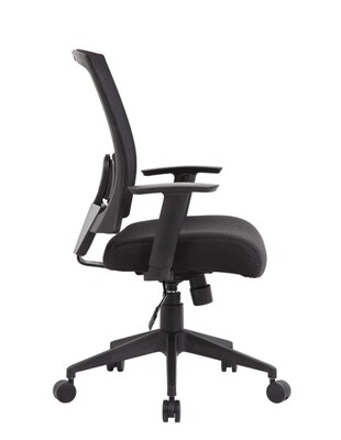 Boss Office Products Ergonomic Mesh Swivel Task Chair, Black (B6706-BK)