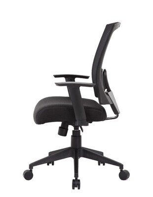 Boss Office Products Ergonomic Mesh Swivel Task Chair, Black (B6706-BK)