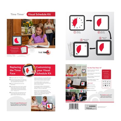 Time Timer Visual Schedule Kit for the Timer 12 (TTMVSK12)