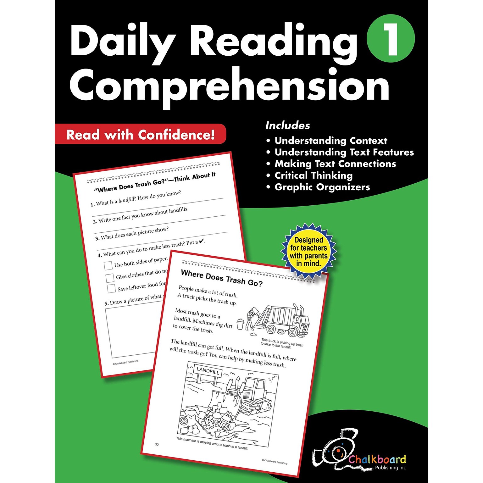 Daily Reading Comprehension Workbook, Grade 1 (CTP8181)