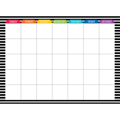 Creative Teaching Press Bold & Bright Calendar Chart (CTP0575)