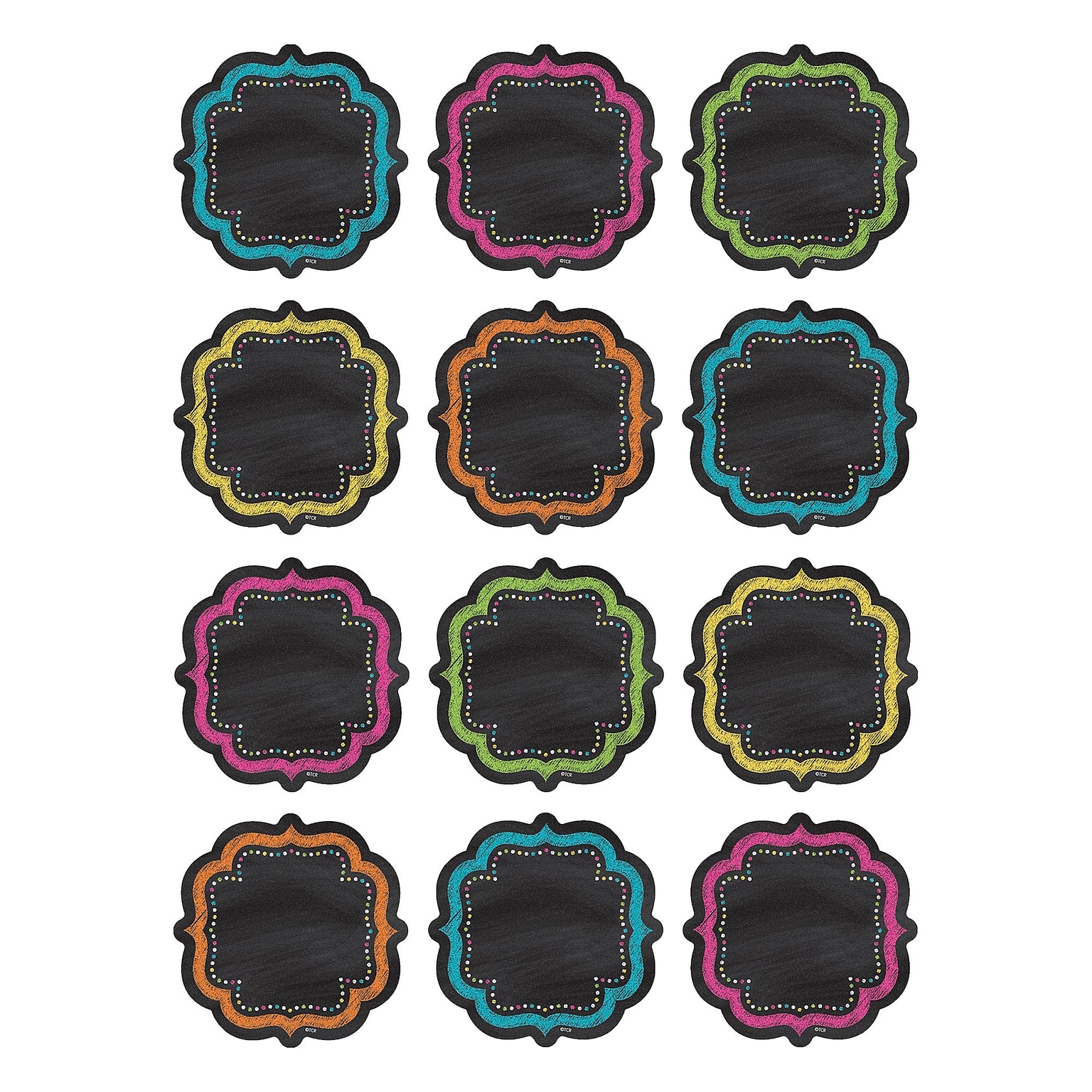 Teacher Created Resources Chalkboard Brights Mini Accents, 36/Pack (TCR5620)