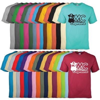 100% Cotton Colored T-Shirt