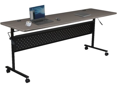 MooreCo Essentials Economy Flipper Training Room Table, 24 x 72, Low Line (91185)