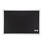 U Brands Magnetic Chalkboard, White Decor Frame, 20" x 30" (2073U00-01)