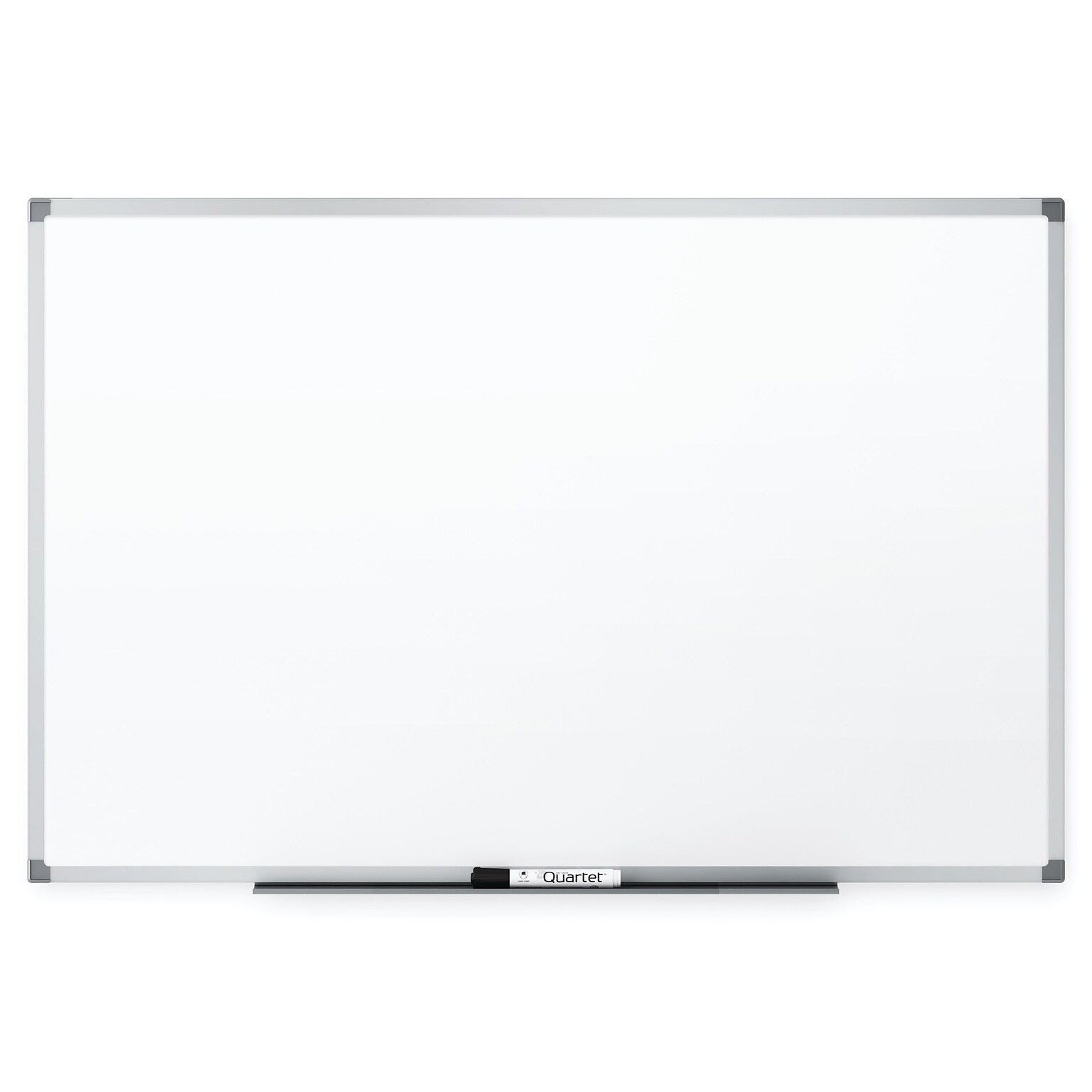 Quartet Melamine Dry-Erase Whiteboard, Aluminum Frame, 3 x 2 (85341)