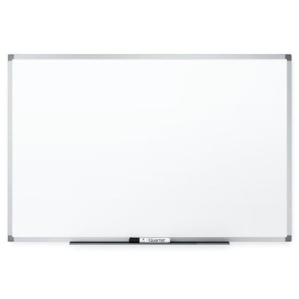 Quartet Melamine Dry-Erase Whiteboard, Aluminum Frame, 3 x 2 (85341)