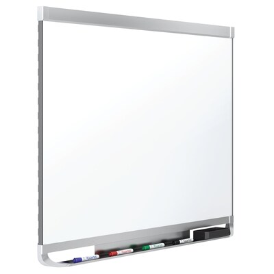 Quartet Prestige 2 DuraMax Porcelain Dry-Erase Whiteboard, Aluminum Frame, 6' x 4' (P557AP2)