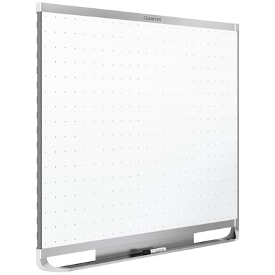 Quartet Prestige 2 Total Erase Dry-Erase Whiteboard, Aluminum Frame, 6 x 4 (TEM547A)