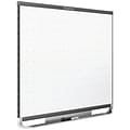 Quartet Prestige 2 Total Erase Dry-Erase Whiteboard, Aluminum Frame, 6 x 4 (TEM547G)